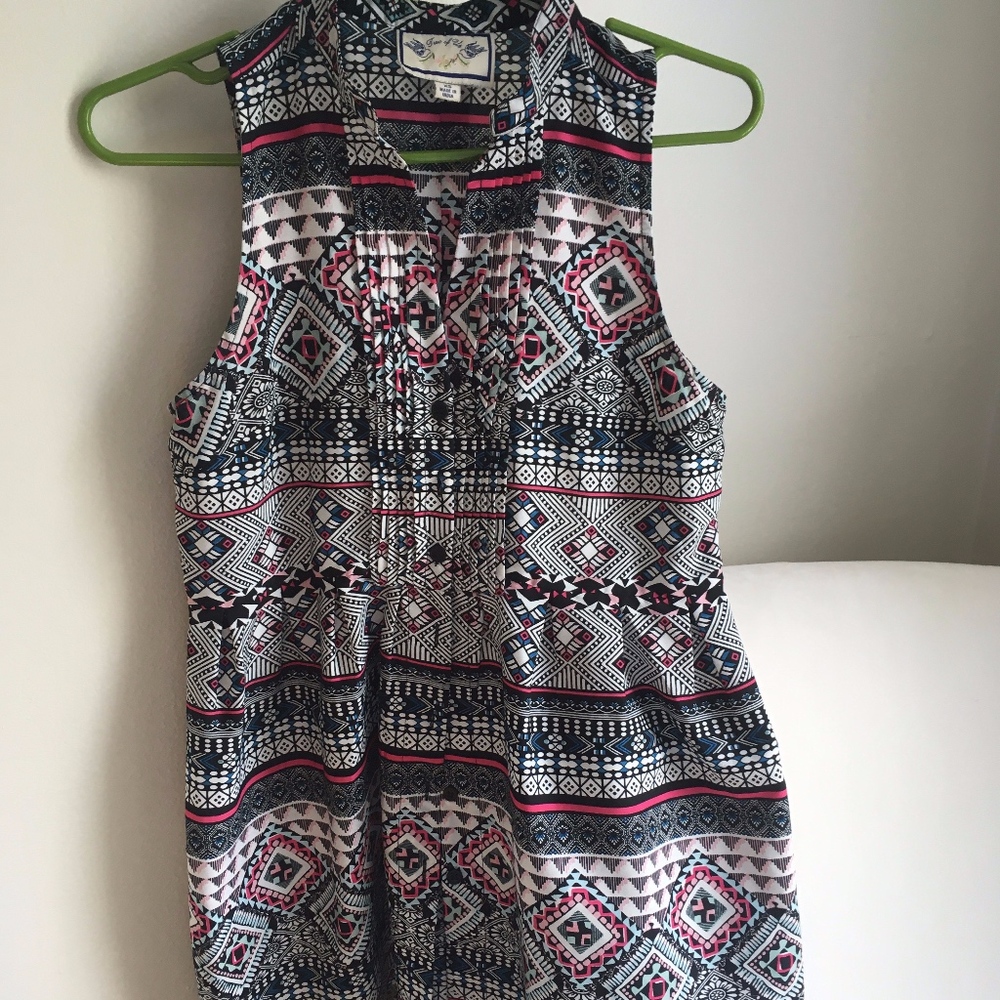 Two Of Us Anthropologie Tunic Tank XS